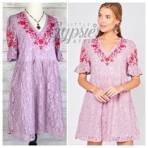 Entro Oh so Sweet Lace Baby Doll Dress